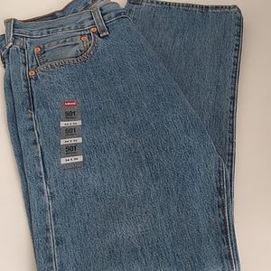 New LEVI'S 501 Original Size 34 x 30 Straight Leg
